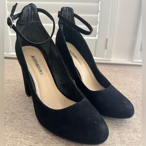 JustFab Joselyn Black Heel